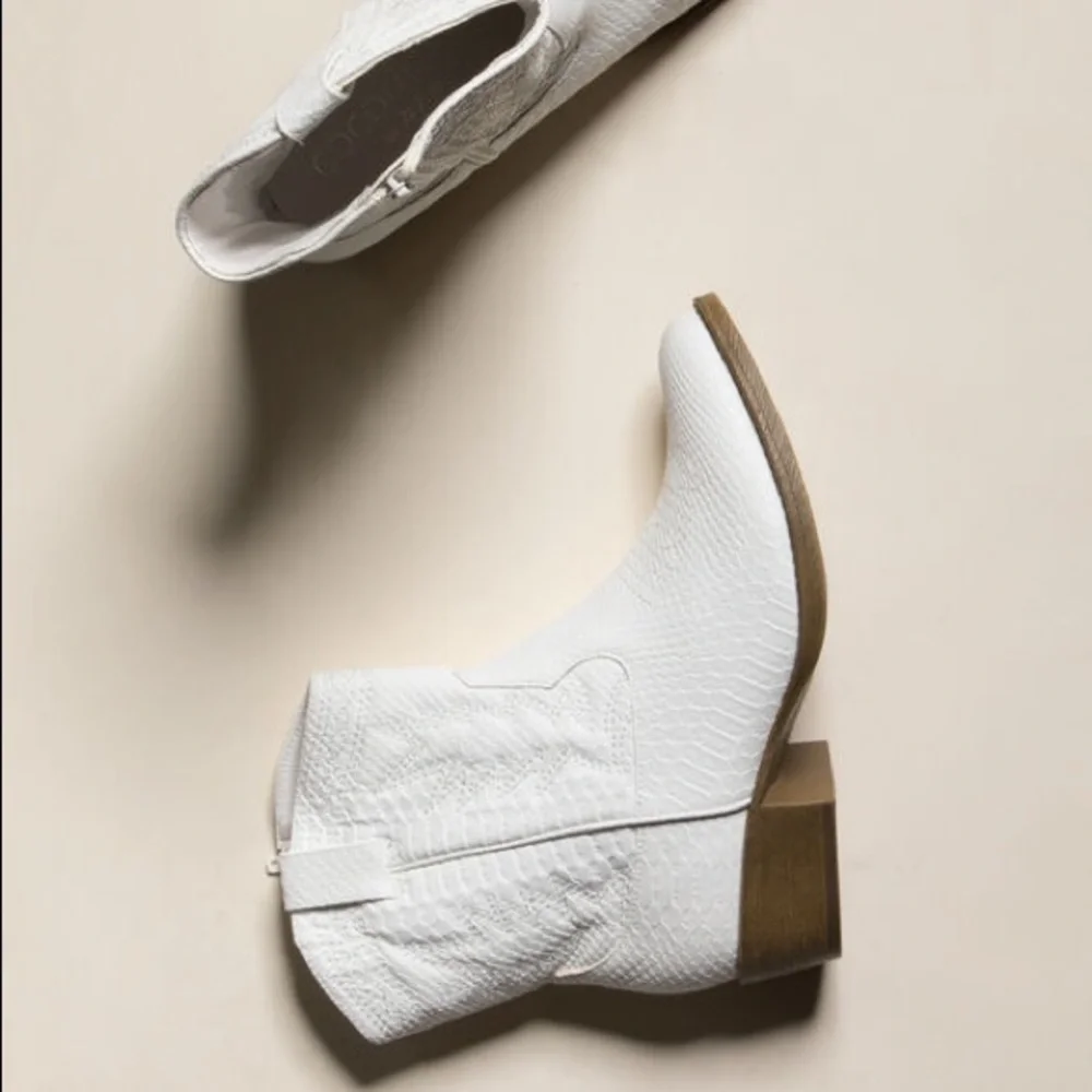 Pistol white cowboy boots - Picture 2 of 7